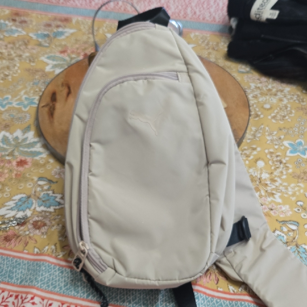 Puma Light Beige Belt Bag for Men